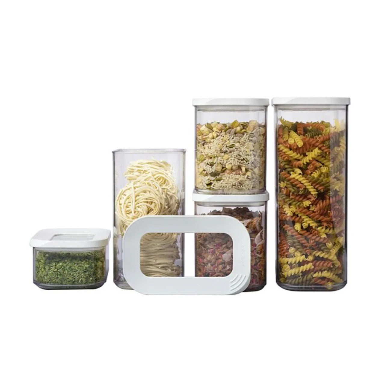 Mepal 5 Piece Storage Set – Airtight Kitchen Canisters - Image 2