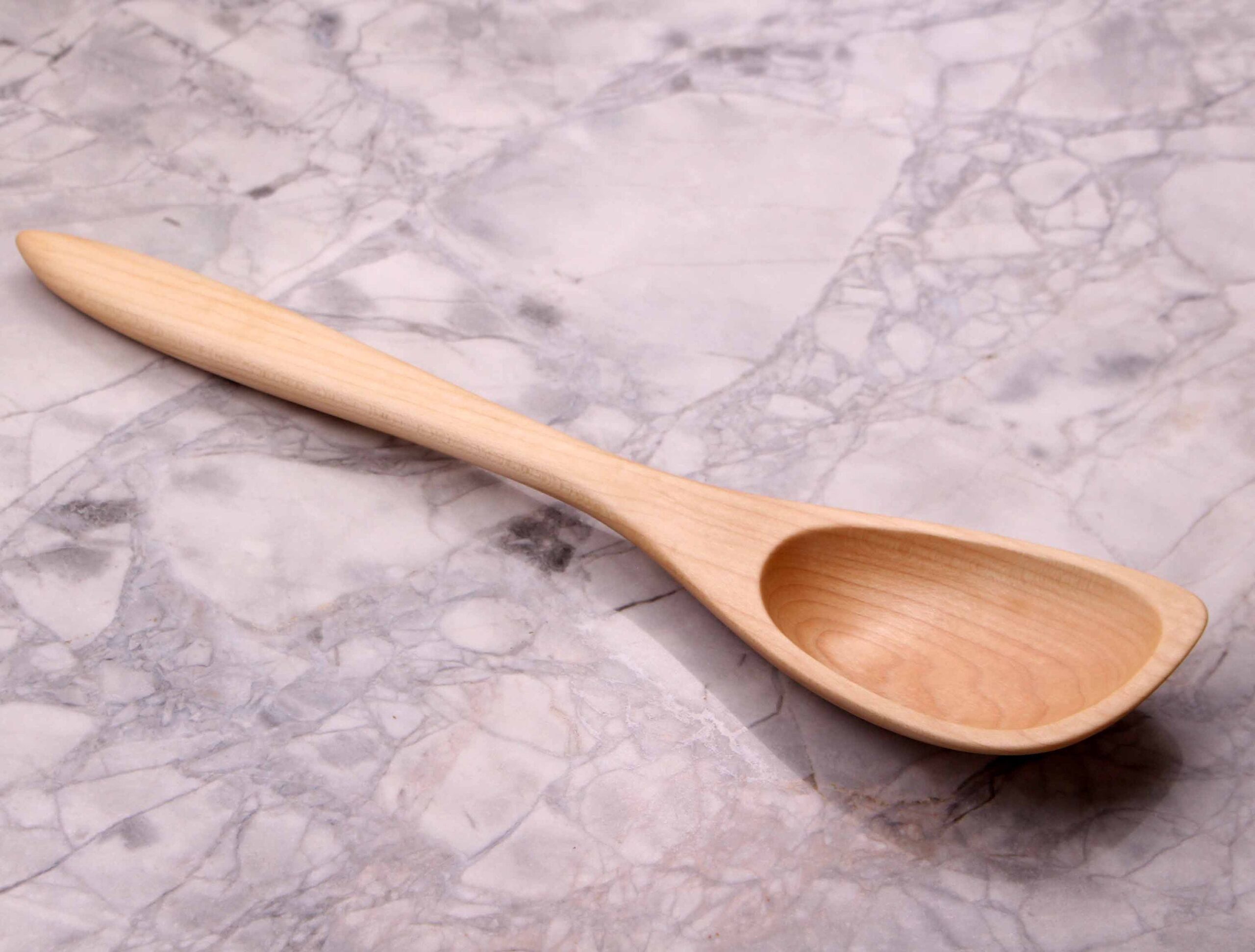 Hybrid wooden roux spoon spatula spoon hand made from Walnut, Cherry, or Maple wood - Image 9
