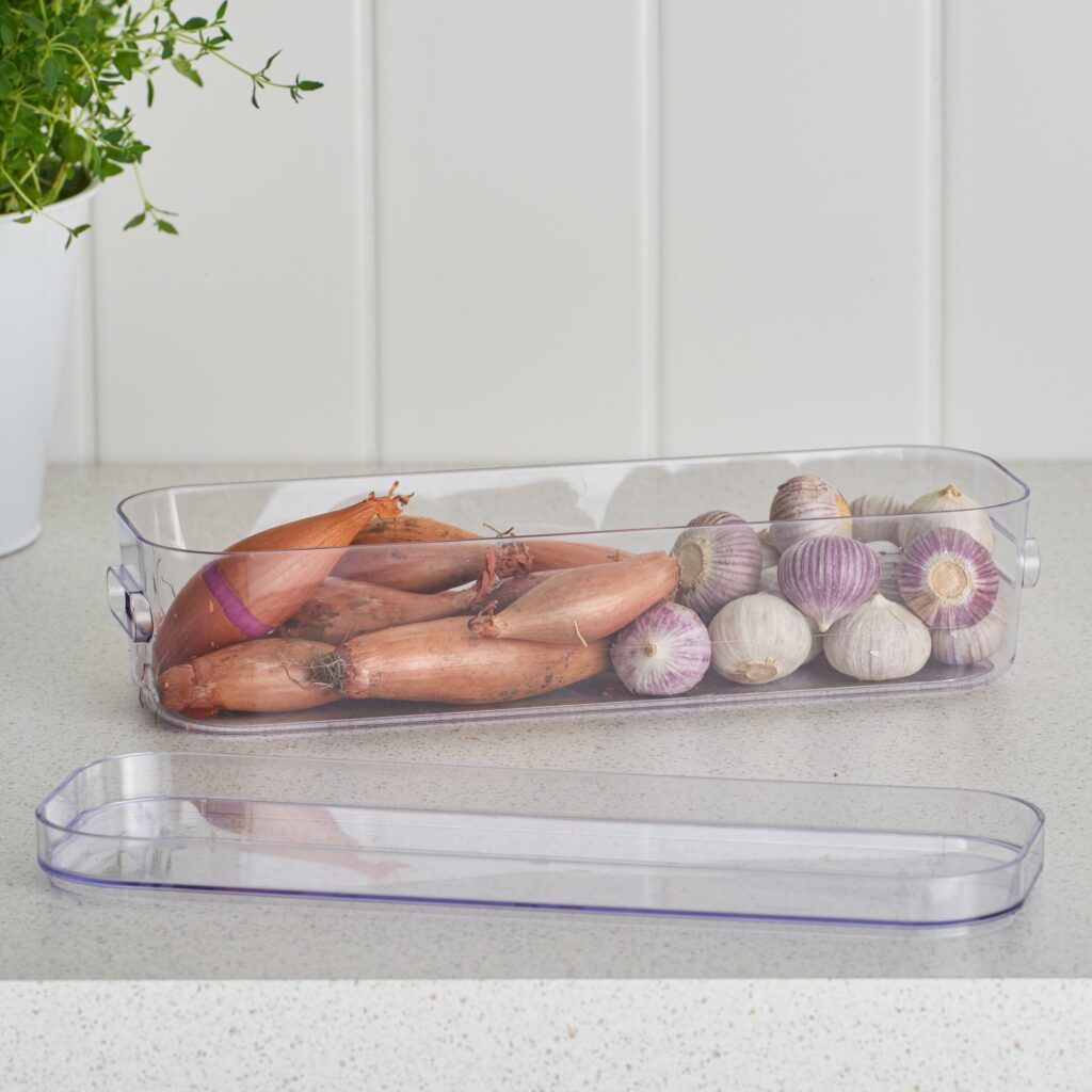 Stacking Lidded Storage Box Slim