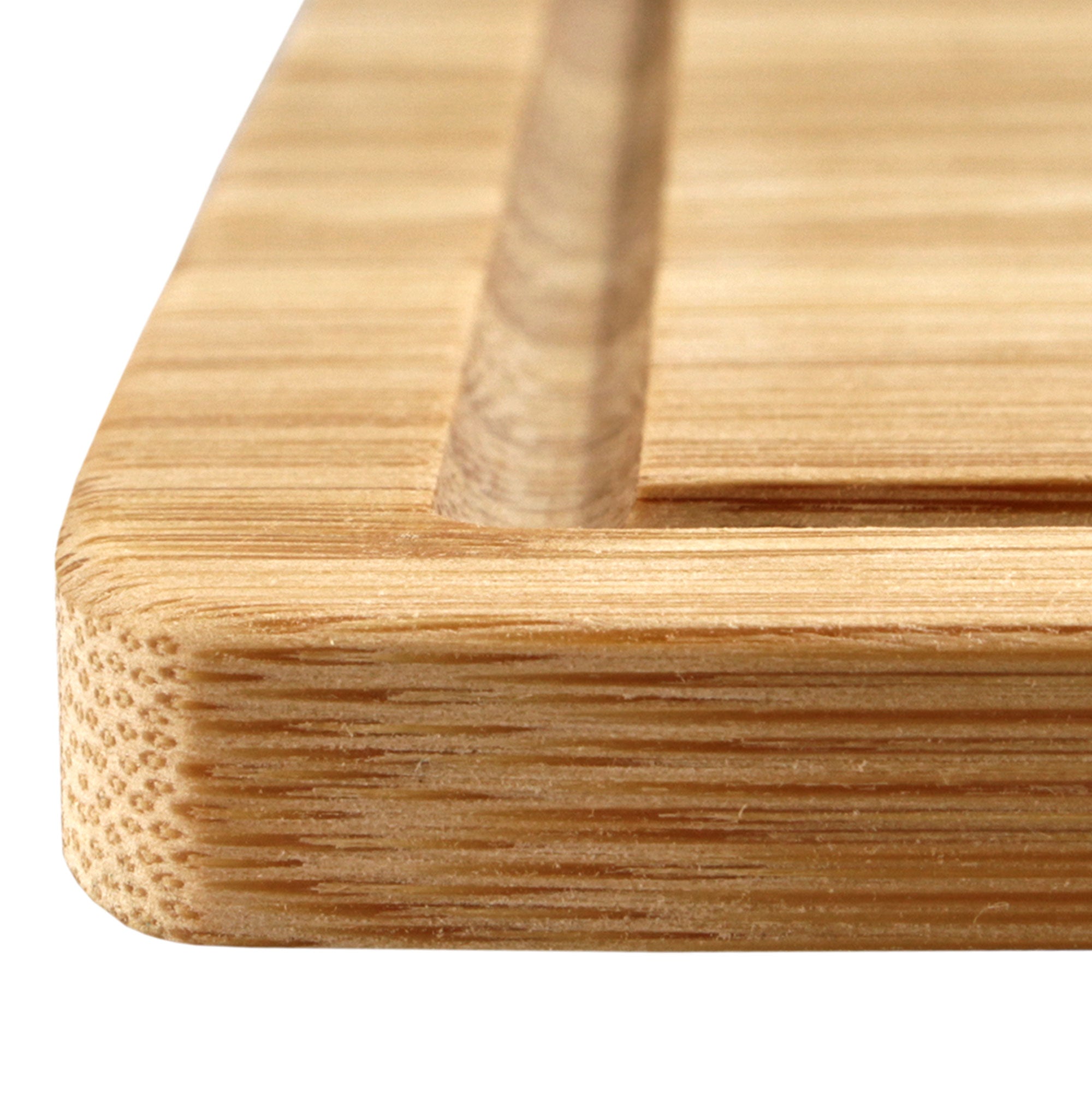 Flat Grooved Thin Bamboo Cutting Board 13" x 9" x 0.4" - Image 3